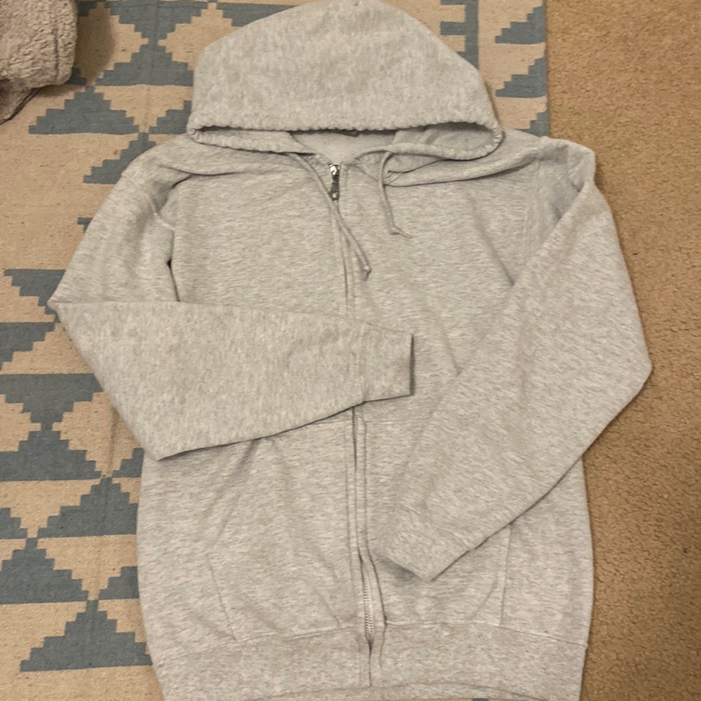 Gildan Grey Zip Up